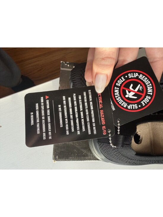 NWB Sketchers Footwear Sneaker D'Lux Walker SR Ozema Black Size US 5.5 $95 [jb] - Picture 16 of 16